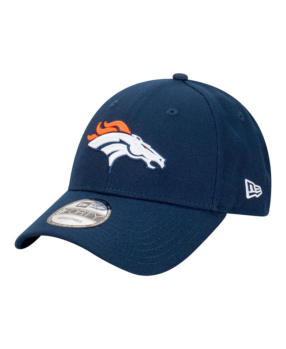 Мужская регулируемая кепка New Era Denver Broncos Core Team 9FORTY Navy