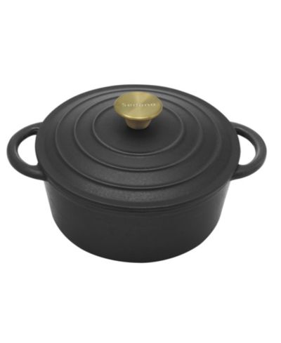 Sedona Kitchen Эмалированная чугунная кастрюля с крышкой, 3 Quart