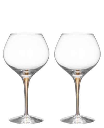 Набор из 2 бокалов Orrefors Intermezzo Bouquet Stemware