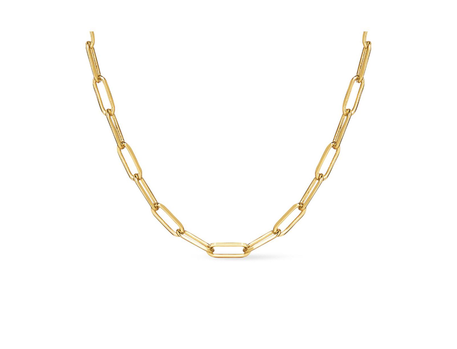 Ana Luisa Laura Bold Link Chain 14K Gold-Plated Necklace