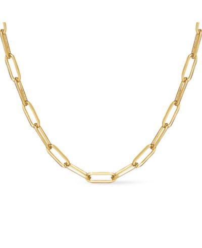 Ana Luisa Laura Bold Link Chain 14K Gold-Plated Necklace