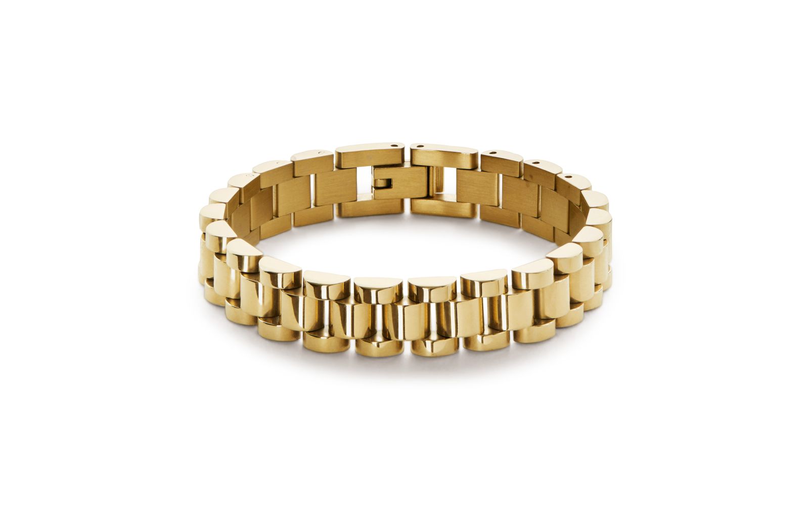 Браслет-часы Ana Luisa Ora 14K Gold-Plated Watch Strap Bracelet
