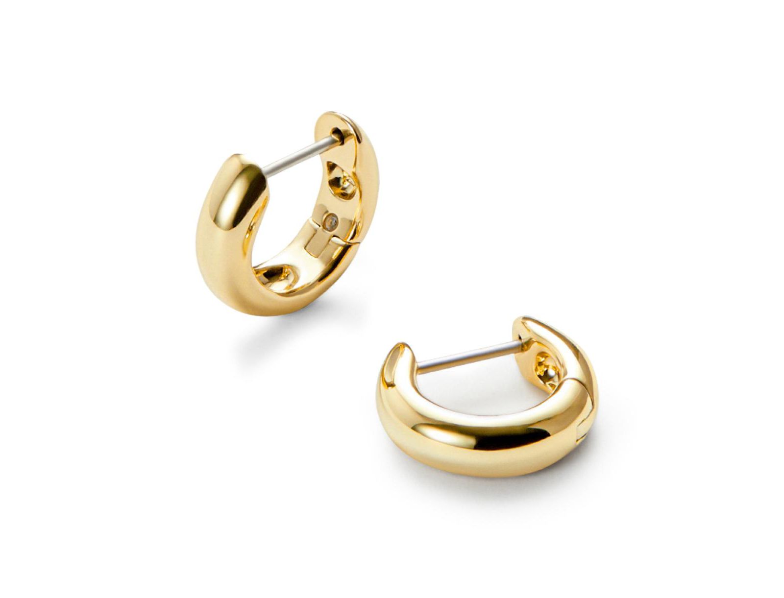 Ana Luisa Giulia серьги-кольца Chunky 14K Gold-Plated Huggie