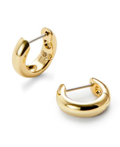 Ana Luisa Giulia серьги-кольца Chunky 14K Gold-Plated Huggie