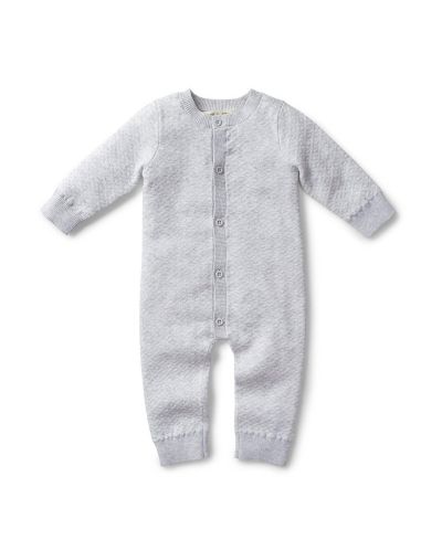 Hope & Henry Baby Girls Hope and Henry Jacquard Sweater Romper