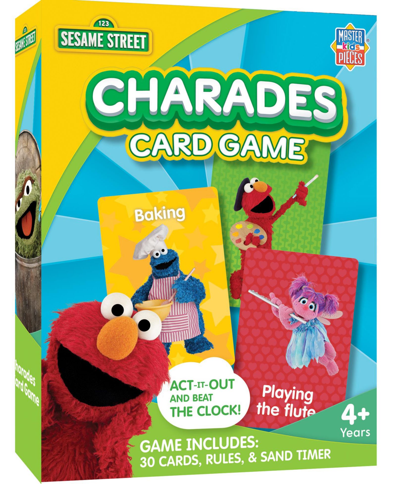MasterPieces Sesame Street Charades настольная игра для детей