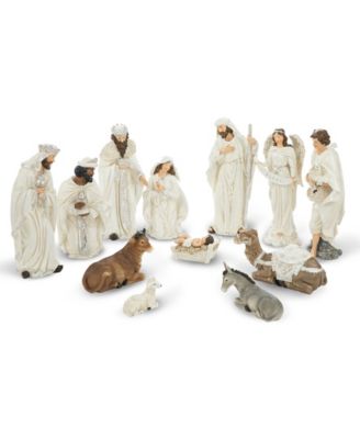 Набор фигурок Nativity из смолы Glitzhome, 12 предметов