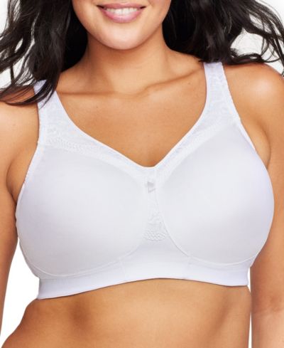 Бюстгальтер Glamorise Plus Size Full Figure MagicLift бесшовный без косточек #1007