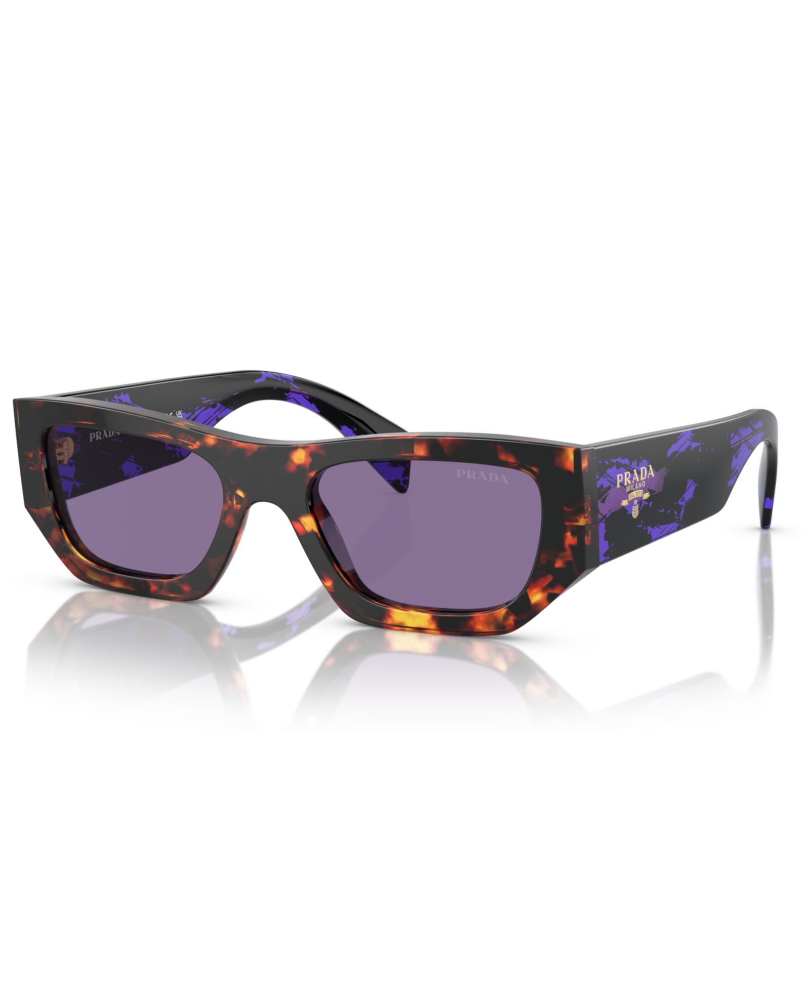 Prada Round Unisex Sunglasses, PR A01S