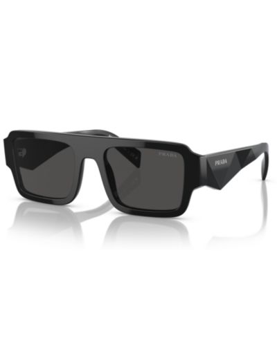 PRADA Мужские солнцезащитные очки Low Bridge Rectangular PR A05SF