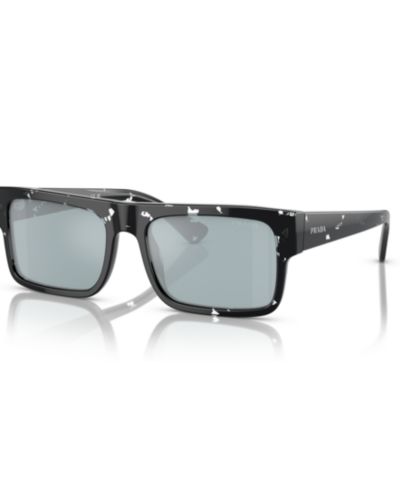 Prada Signature прямоугольные мужские солнцезащитные очки, PR A10S