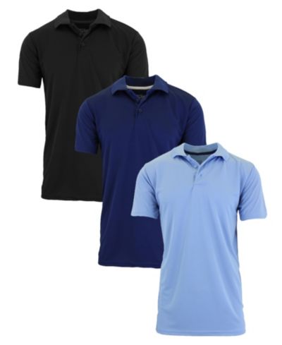Black, Navy and Light Blue