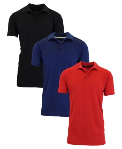 Black, Navy and Red