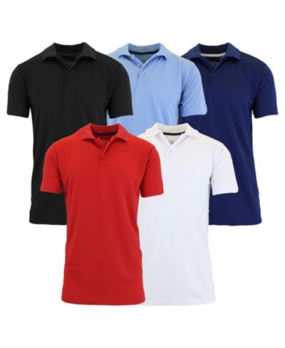 Black, Light Blue, Navy, Red and White