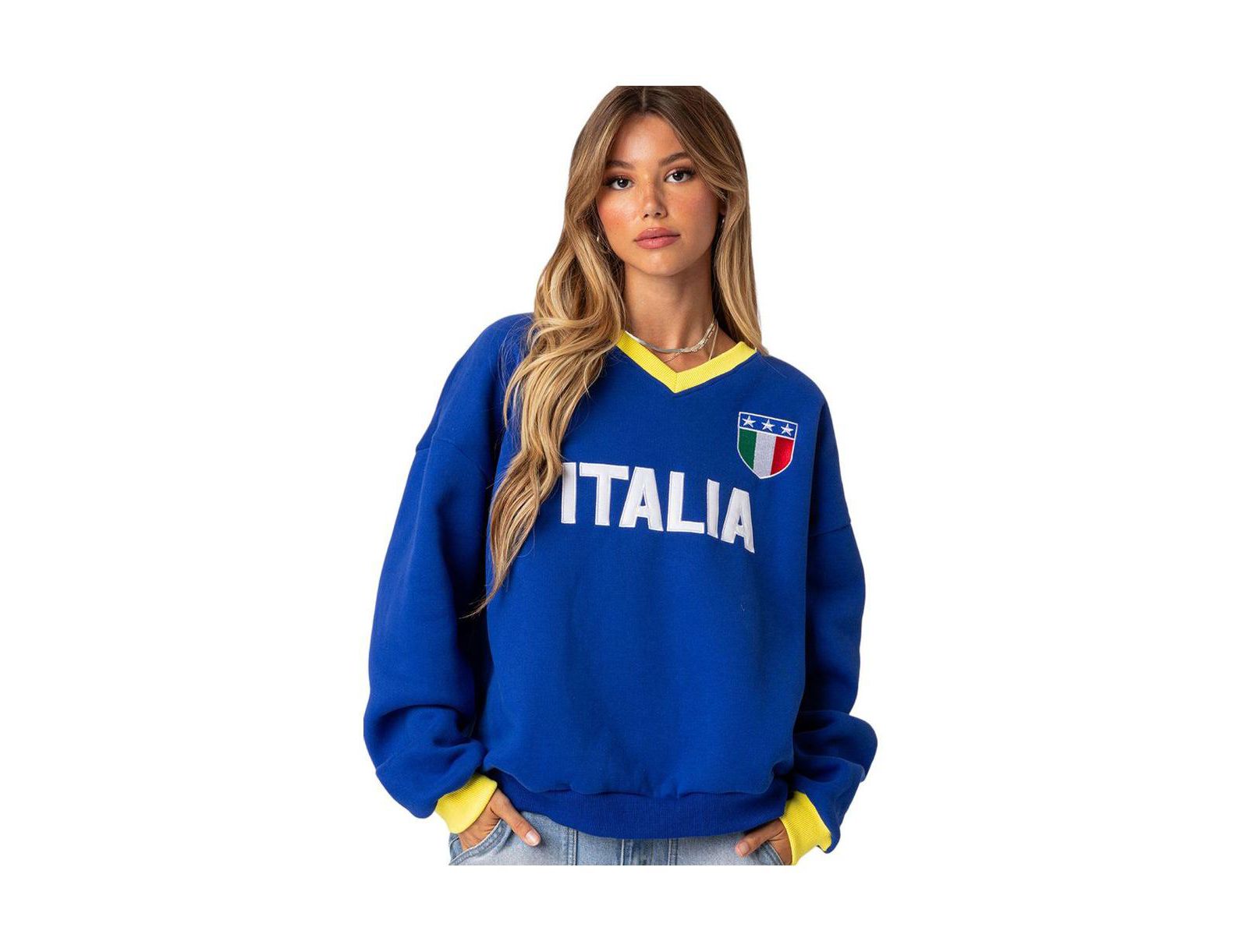 Edikted Women's France Oversized Sweatshirt