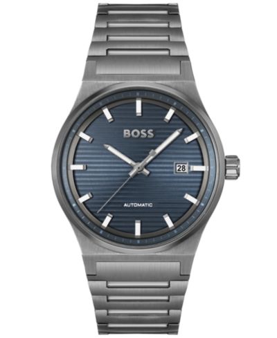 HUGO BOSS Мужские часы Candor Auto, сталь, 41mm