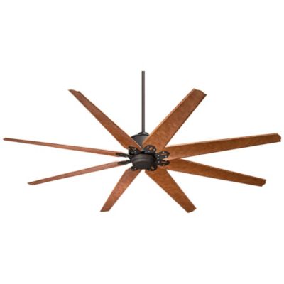 Потолочный вентилятор Casa Vieja Predator Rustic Farmhouse для дома и улицы с пультом управления, English Bronze Cherry