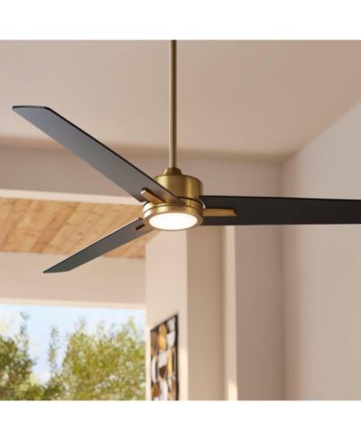 Casa Vieja Monte Largo 60" потолочный вентилятор Mid Century Modern с LED светом и пультом