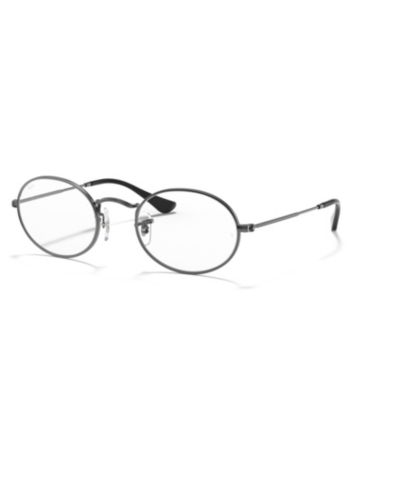 Ray-Ban Unisex Oval Metal RB3547V Oval Optics Eyeglasses