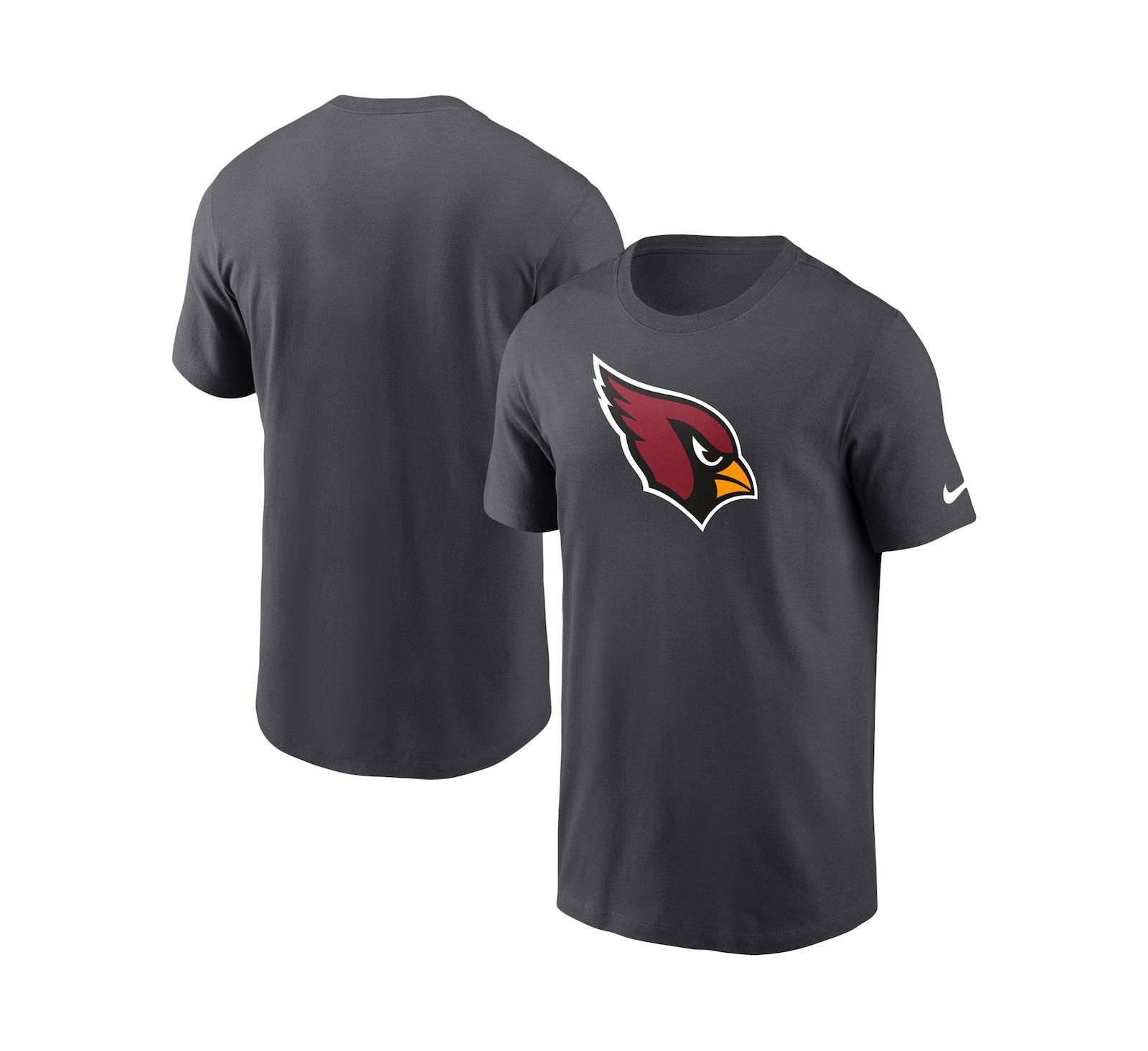 Nike Мужская футболка Arizona Cardinals Primary Logo, угольно-серая