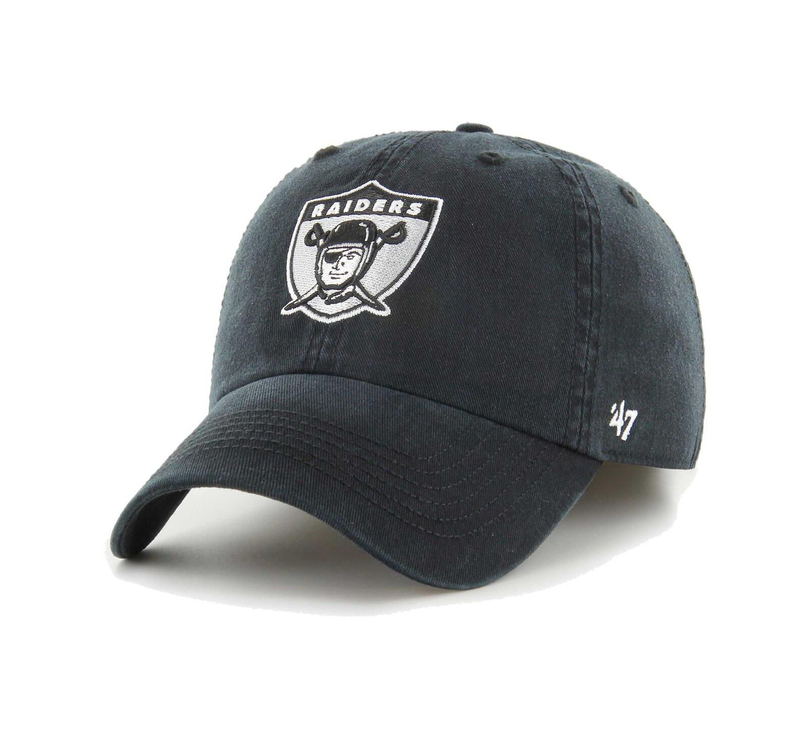 Мужская кепка '47 Brand Black Las Vegas Raiders Gridiron Classics Franchise Legacy Fitted Hat