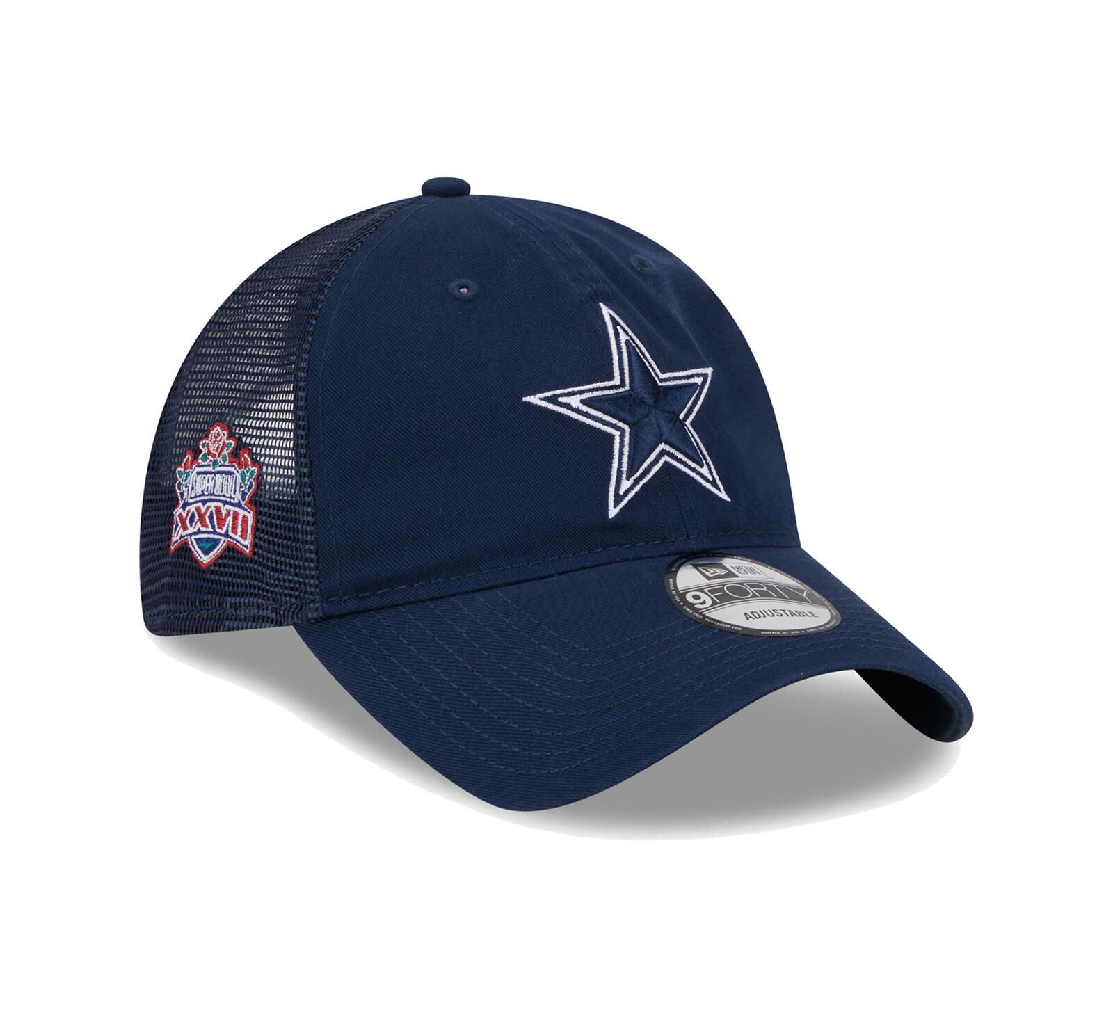 New Era Мужская регулируемая кепка Navy Dallas Cowboys Distinct 9TWENTY