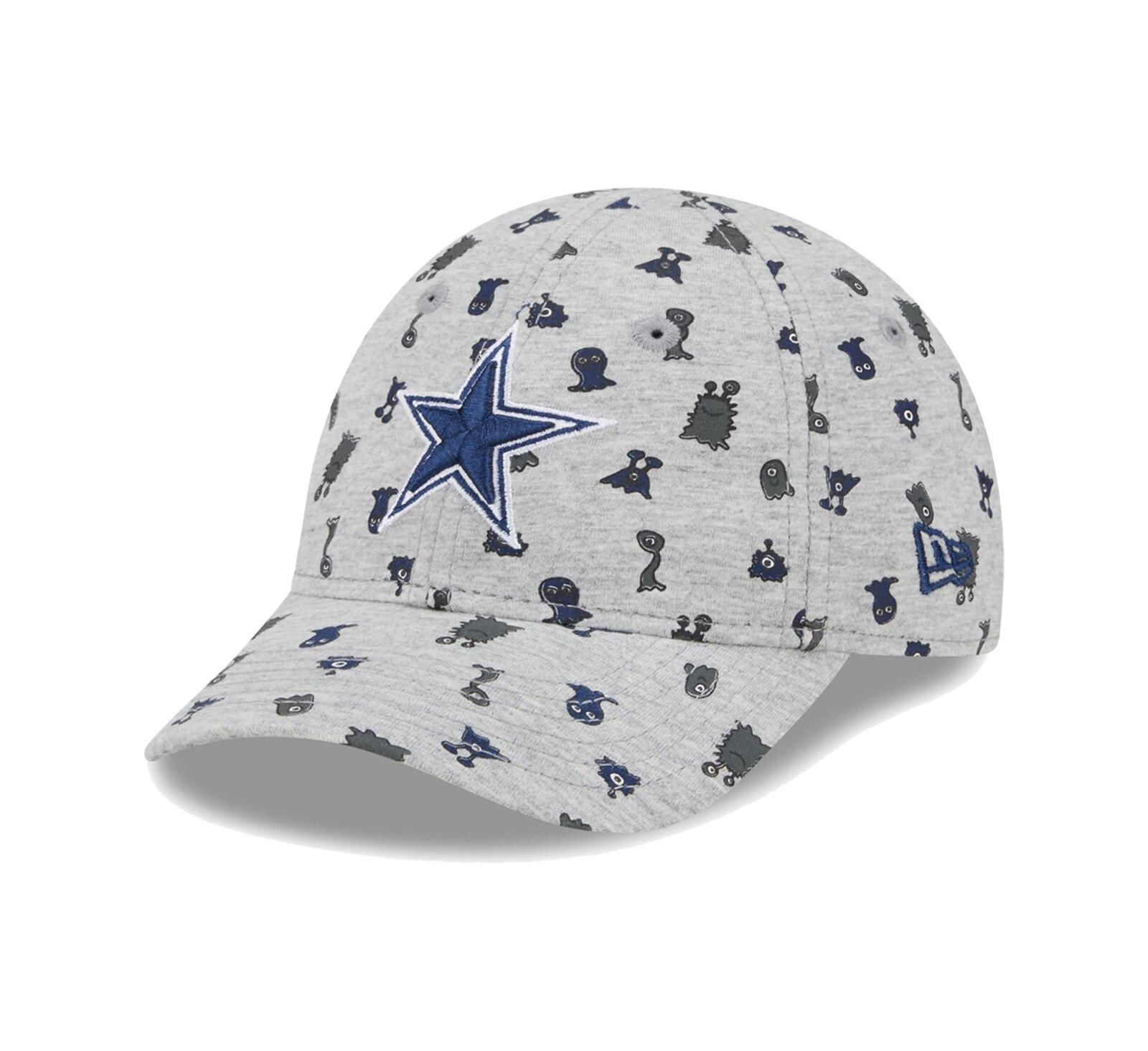 Little Boys and Girls New Era Gray Dallas Cowboys Critter 9FORTY Flex Hat