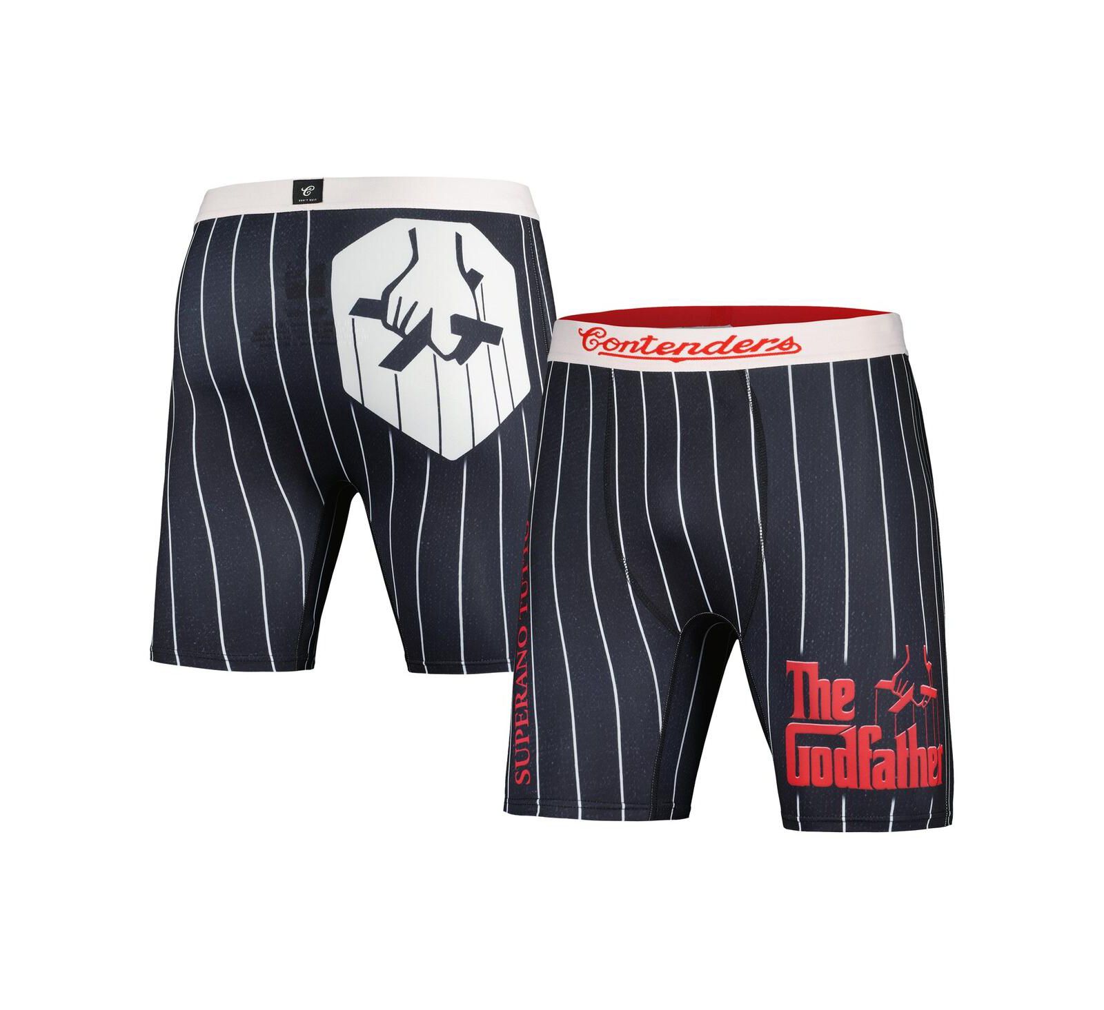 Men's Contenders Clothing Black The Godfather The Don Boxer Briefs
