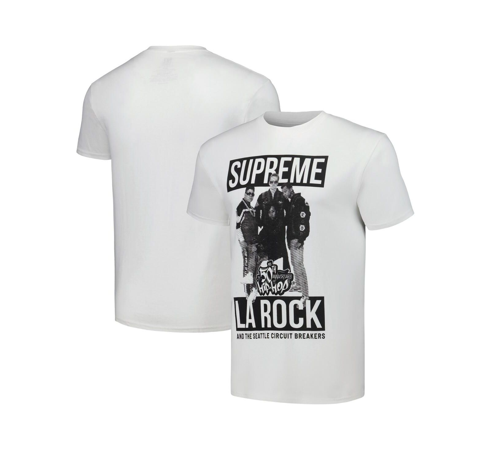 Мужская футболка Philcos Supreme La Rock Graphic 50th Anniversary of Hip Hop White