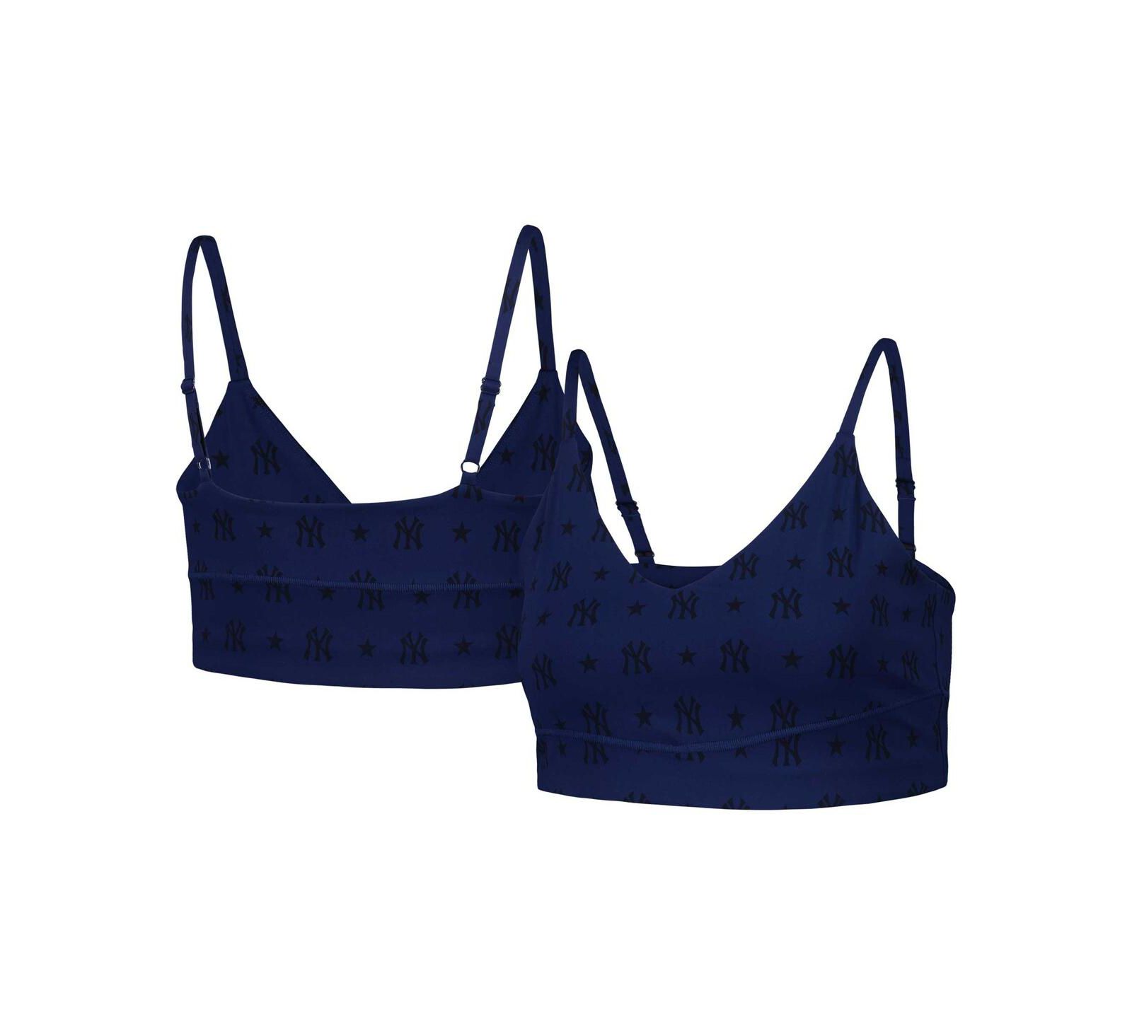 Women's Terez Navy New York Yankees Active Bra
