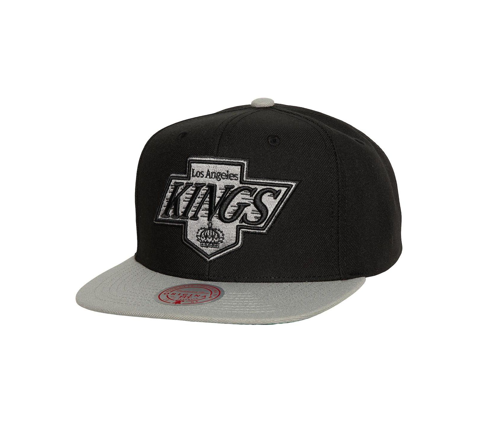 Men's Mitchell & Ness Black Los Angeles Kings Core Team Ground 2.0 Snapback Hat