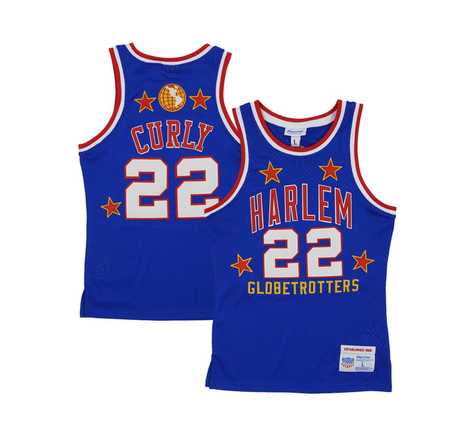 Мужская джерси Rings & Crwns Royal Harlem Globetrotters Throwback Swingman