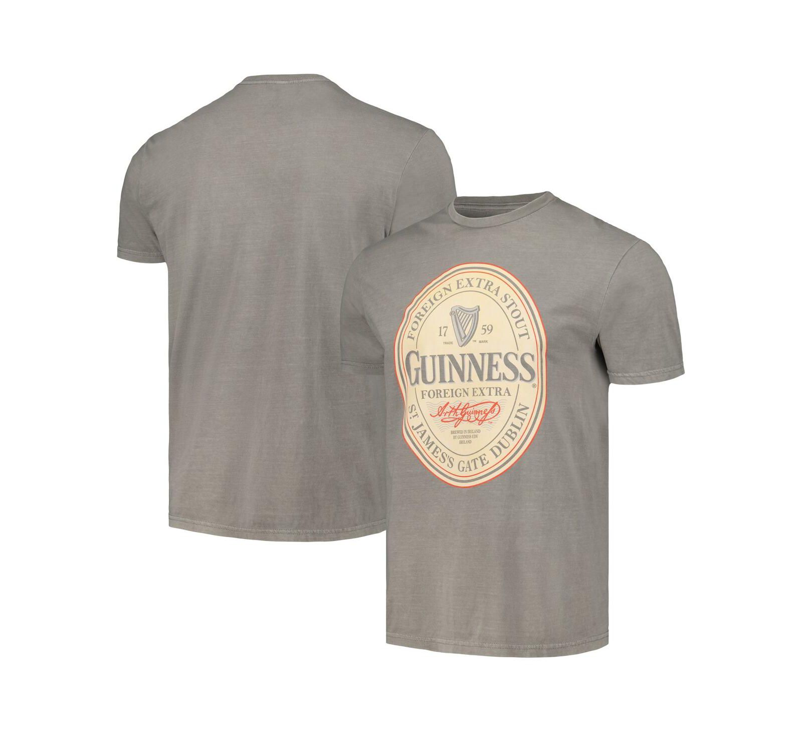 Мужская графическая футболка Philcos Charcoal Guinness Washed