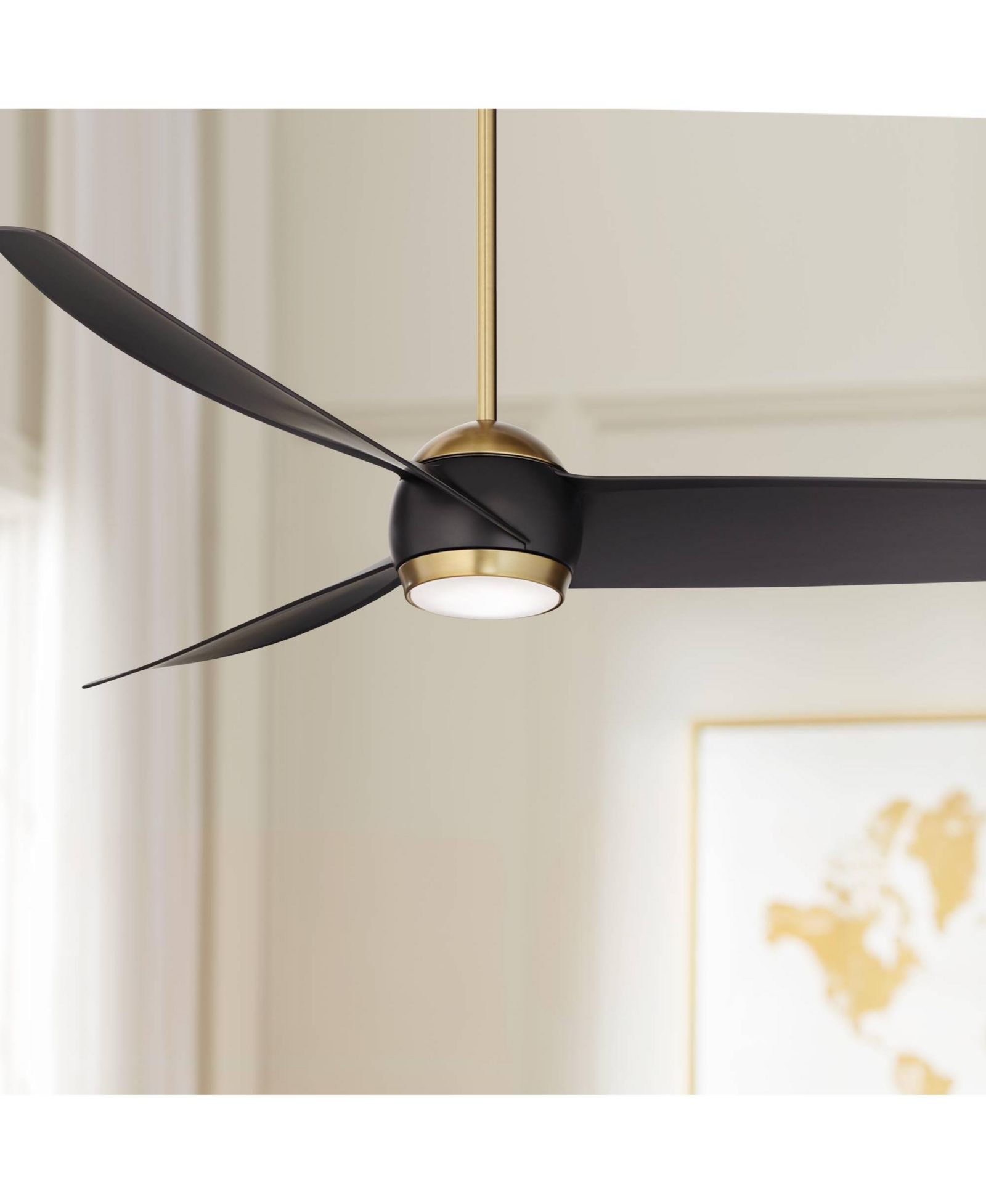 Possini Euro Design современный потолочный вентилятор с диммером и пультом управления LED