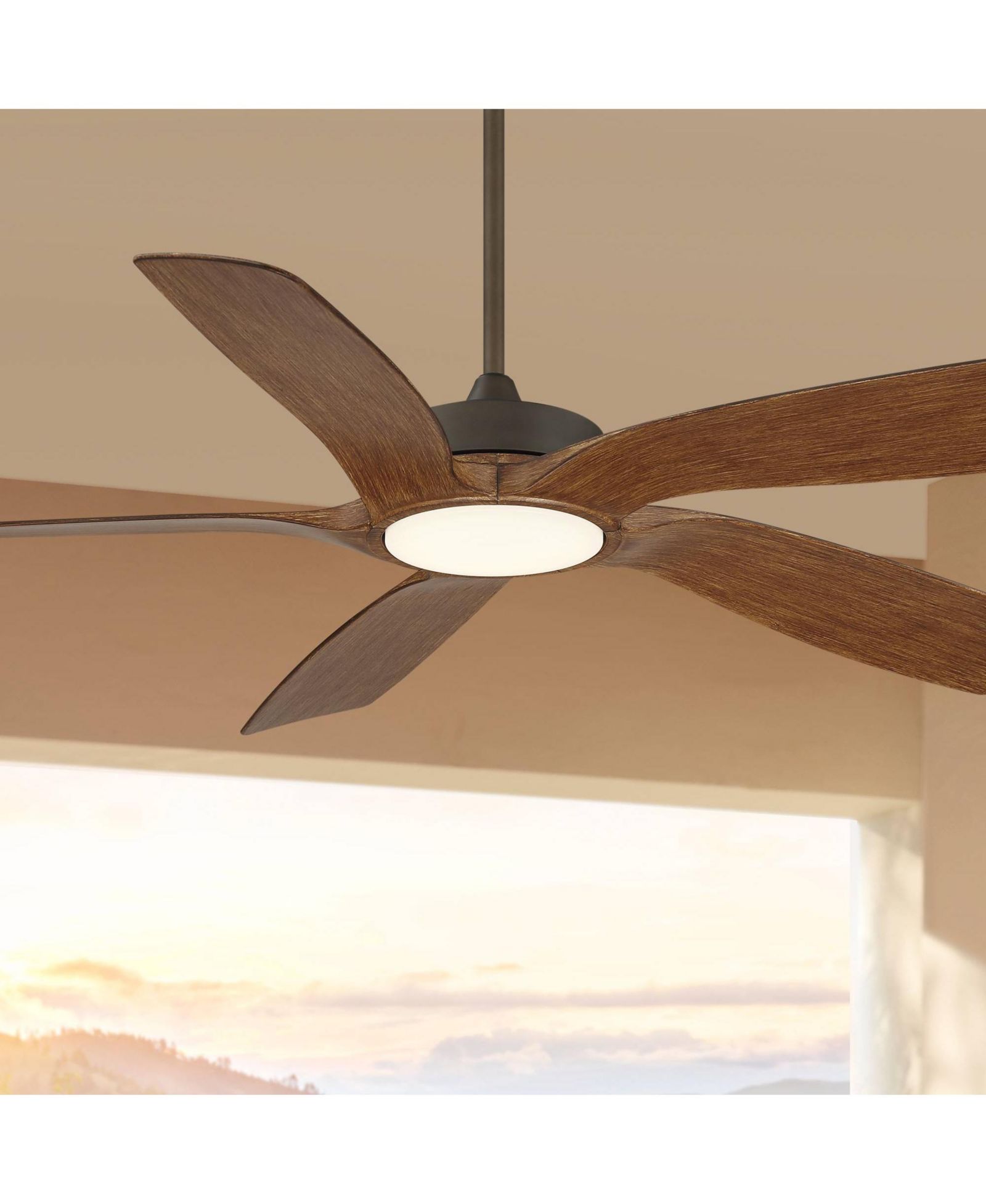 Потолочный вентилятор Casa Vieja Modern Indoor Outdoor с LED Light