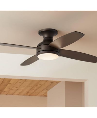 Потолочный вентилятор Casa Vieja 52" Casa Elite Mid Century Modern с LED Light и пультом, отделка Oil Rubbed Bronze