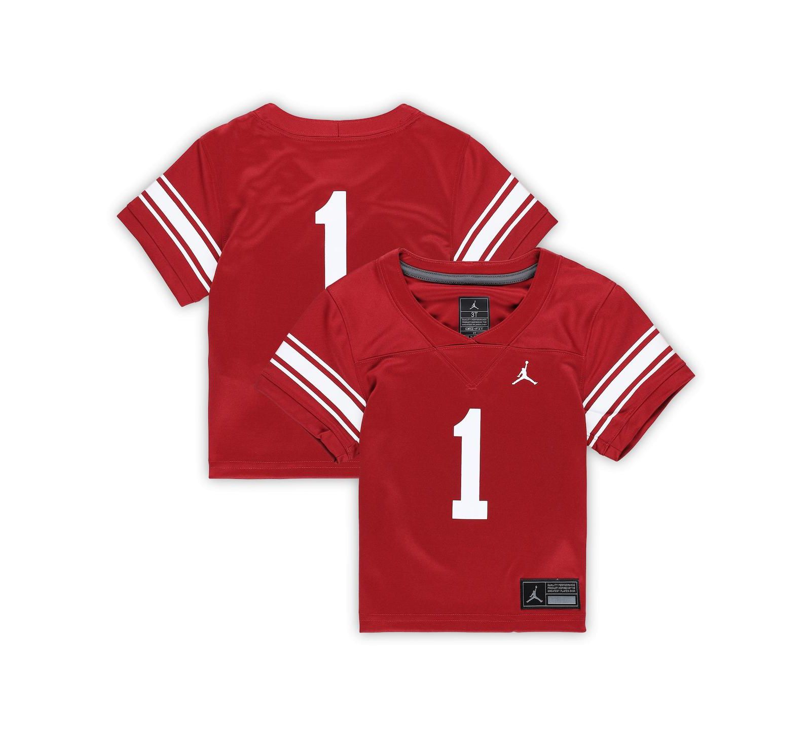 Детская джерси Nike Crimson Oklahoma Sooners Alternate Untouchable Replica Football