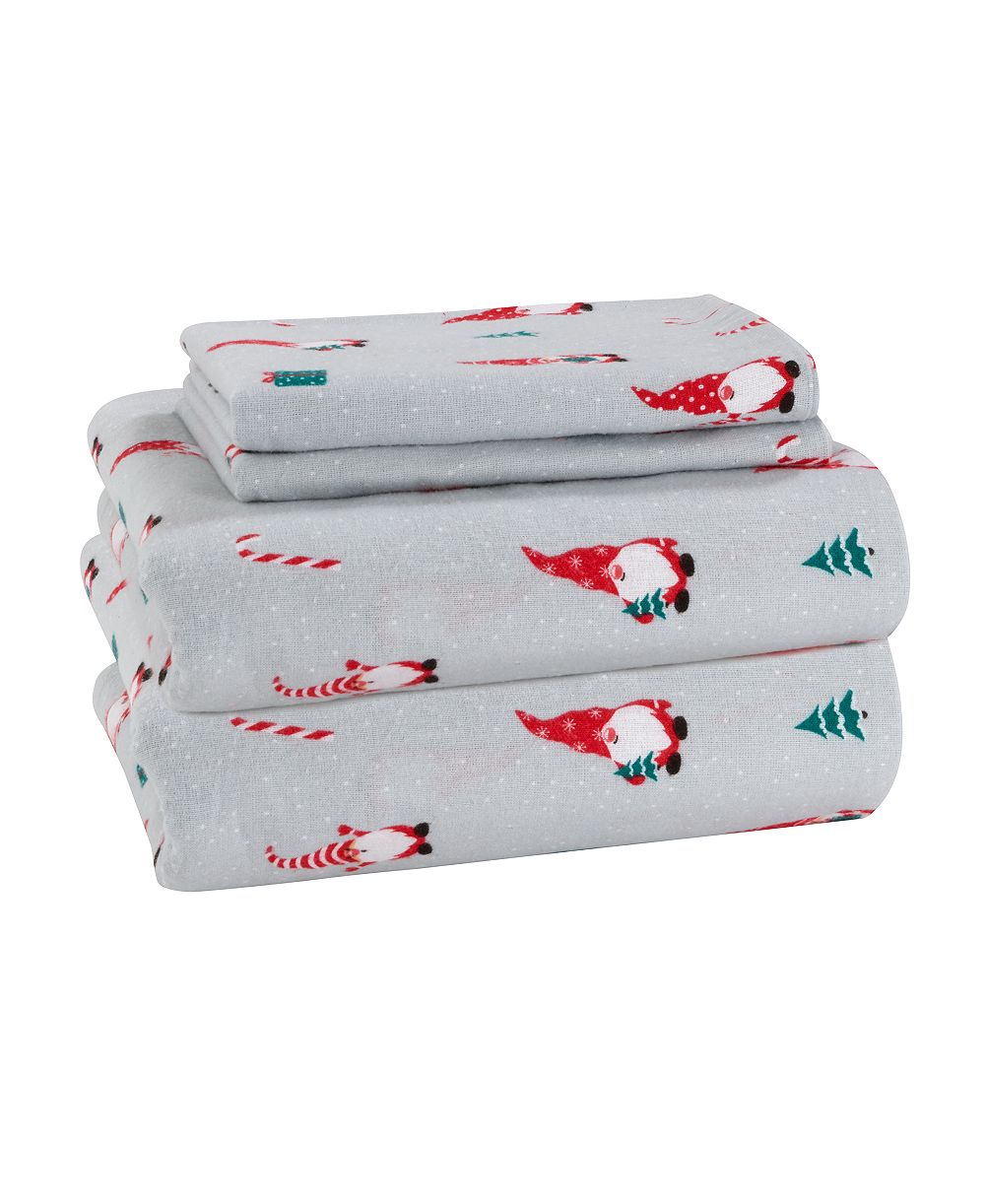 Комплект из 3 простыней Avanti Printed 100% Brushed Cotton Flannel, Twin