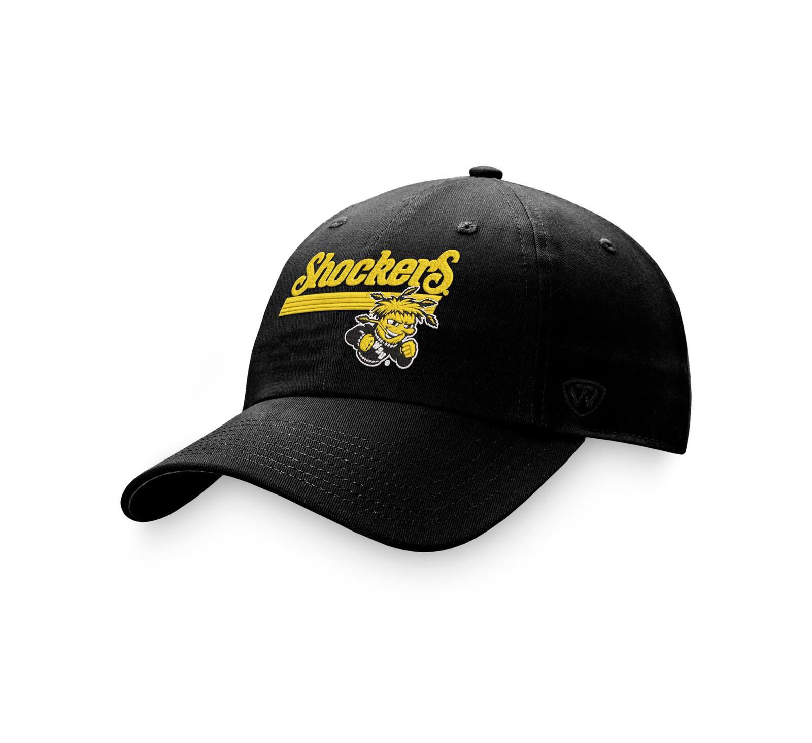 Мужская кепка Top of the World Black Wichita State Shockers Slice Adjustable