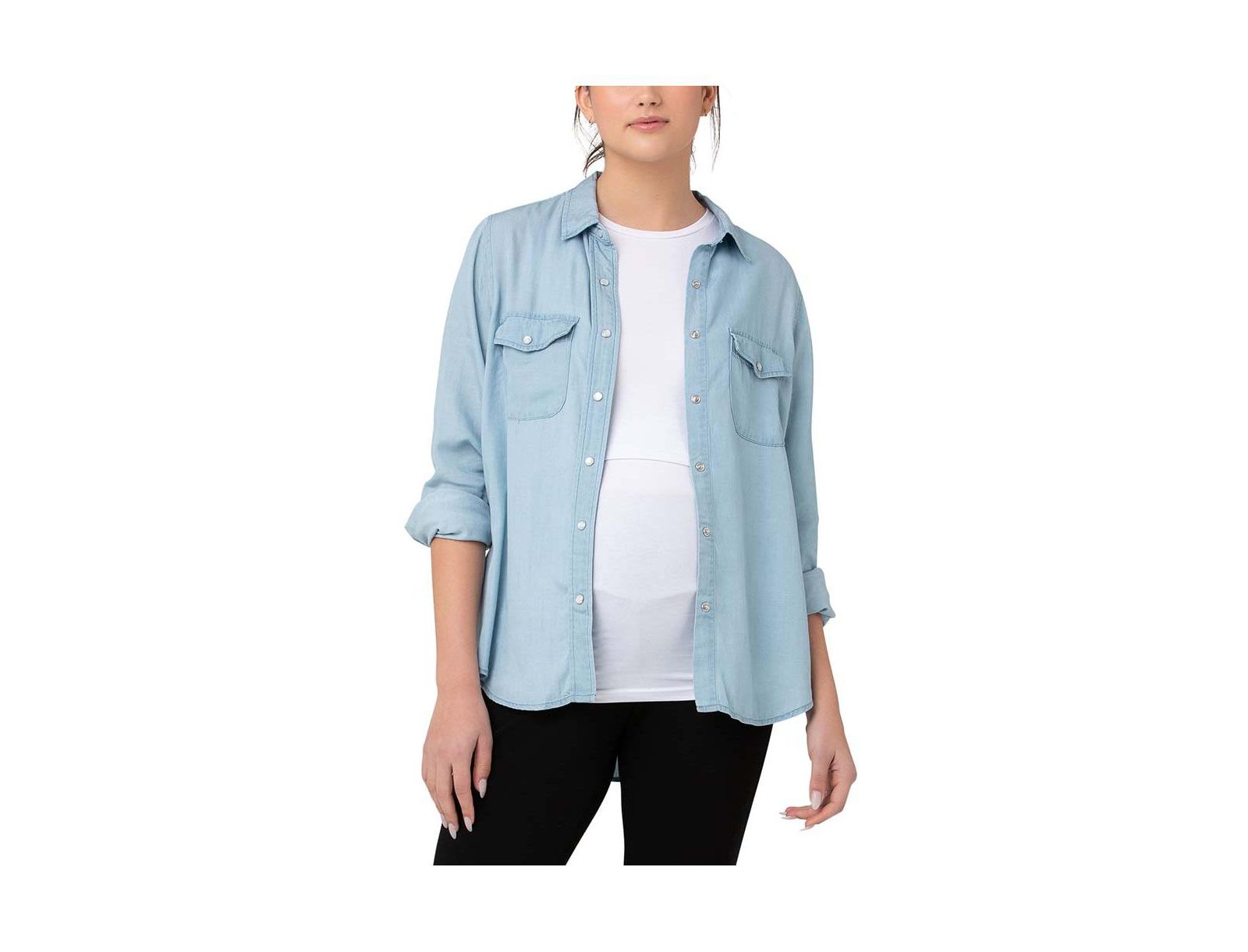Женская рубашка Ripe Maternity Bec Chambray