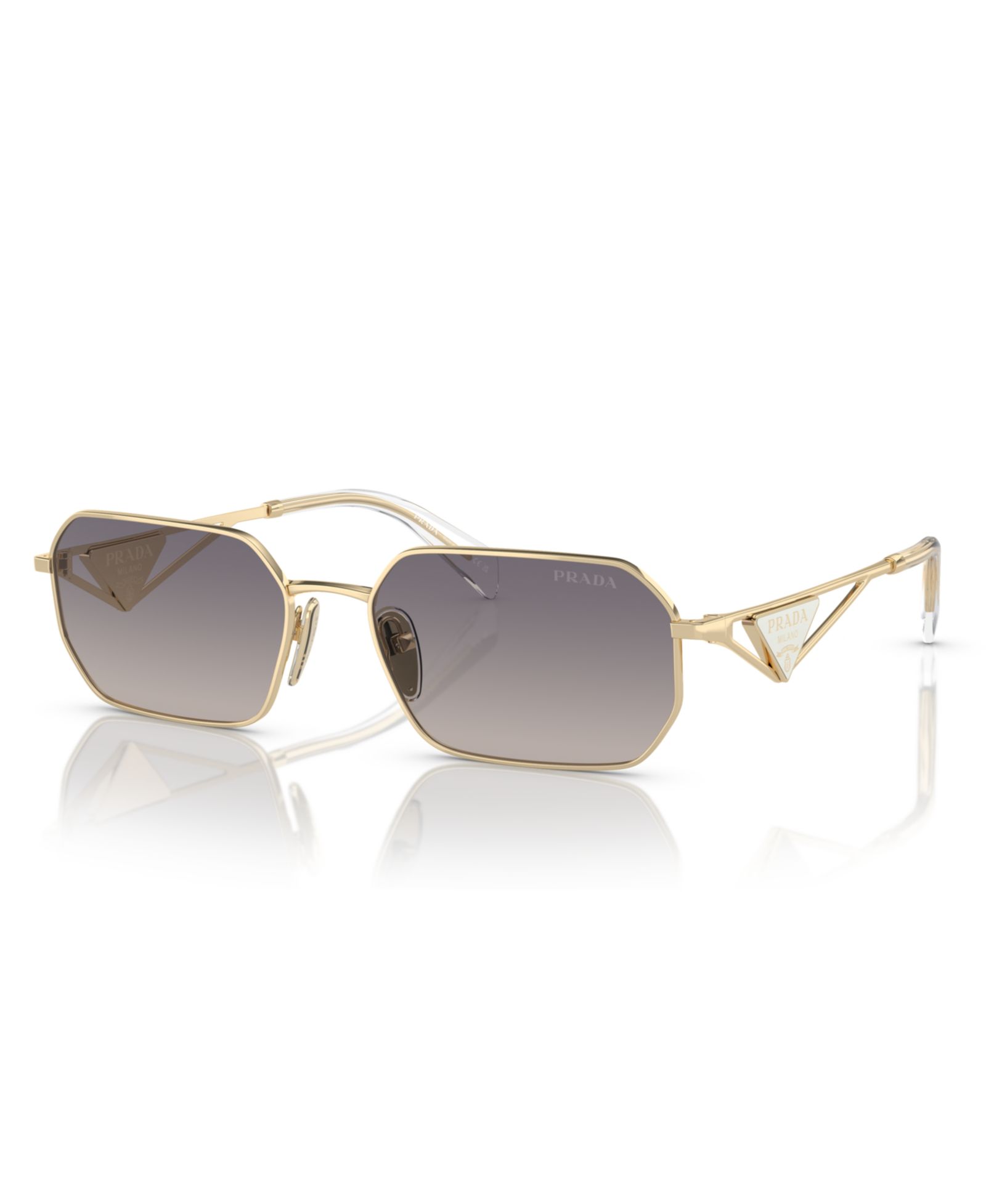 Prada Women's Symbole Geometric  Sunglasses, PRA51S