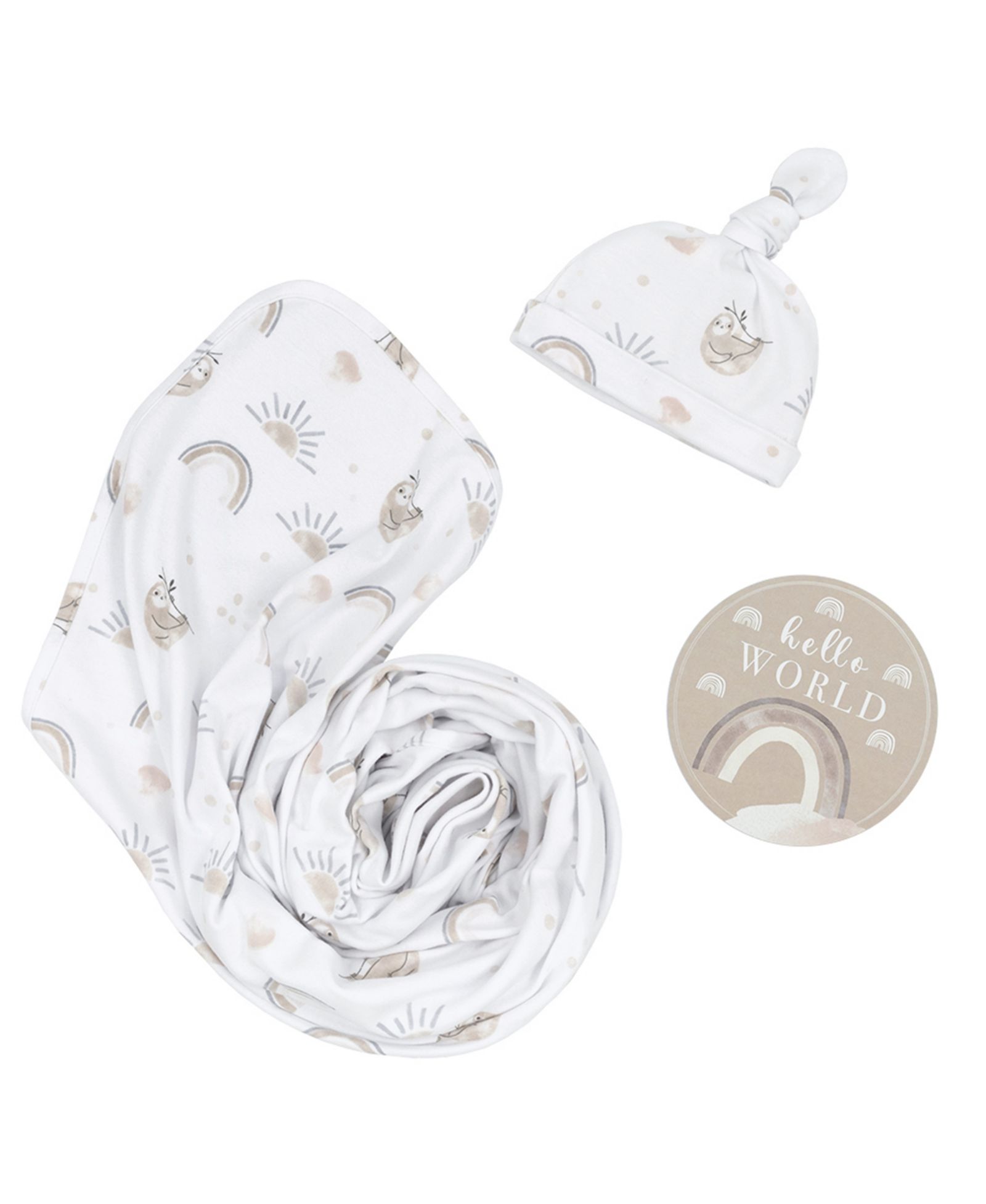 Подарочный набор Living Textiles Hello World для малышей, 3 Piece