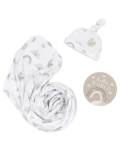 Подарочный набор Living Textiles Hello World для малышей, 3 Piece