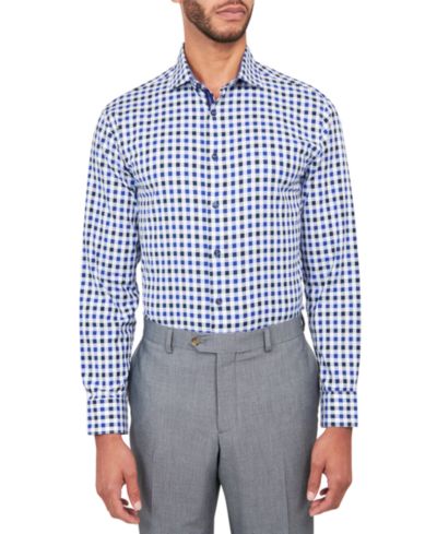Мужская клетчатая рубашка Michelsons of London Twill Check
