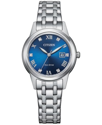 Citizen Eco-Drive Женские классические часы на стальном браслете 29mm