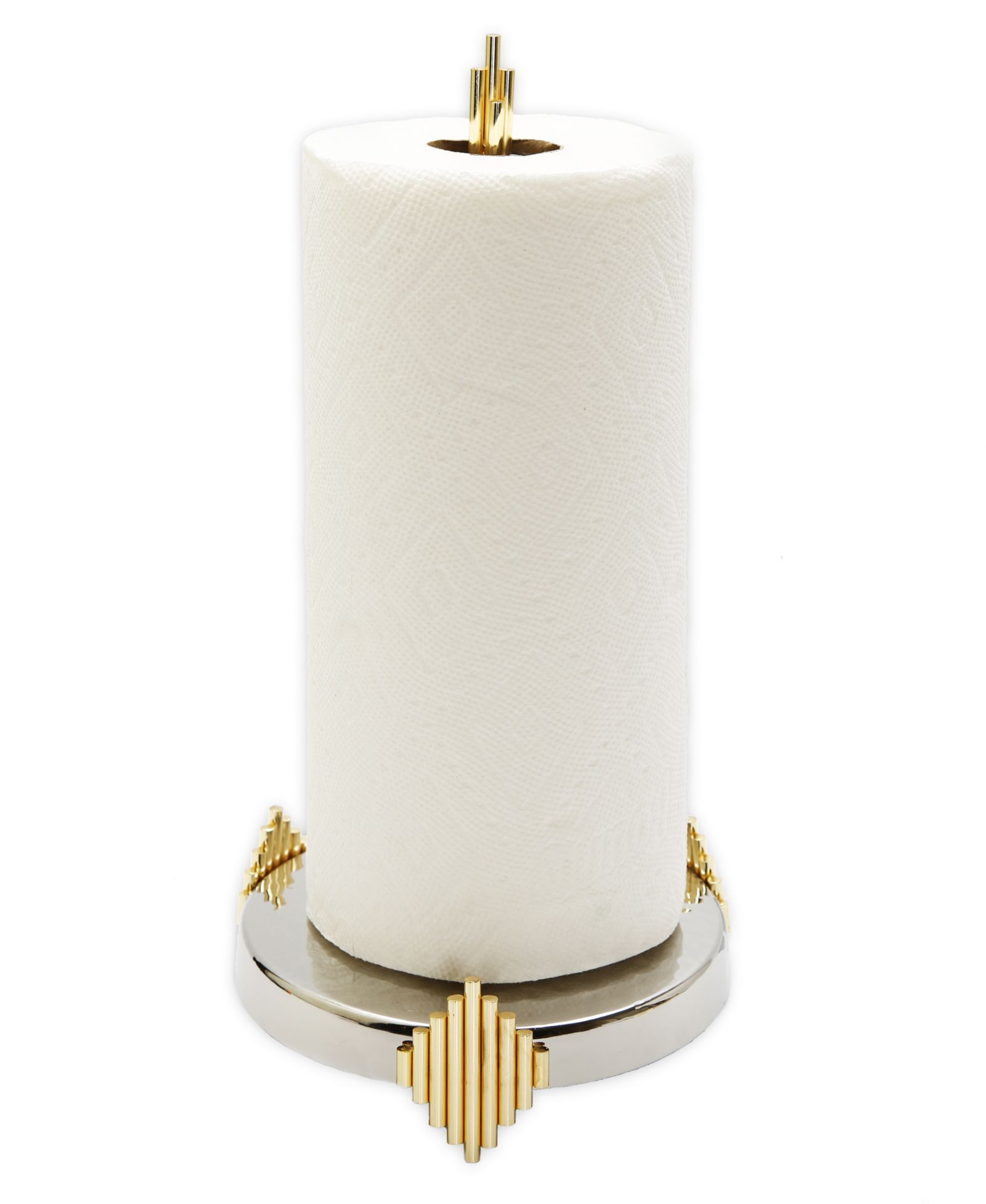 Classic Touch Symmetrical Design Paper Towel Holder