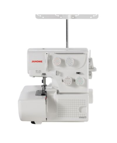 Портативная механическая швейная машина Janome 8002D с оверлоком, 3/4 нити