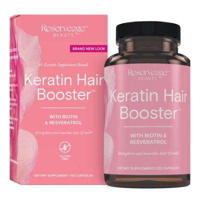 Reserveage добавка Keratin Hair Booster для волос и ногтей 120 капсул