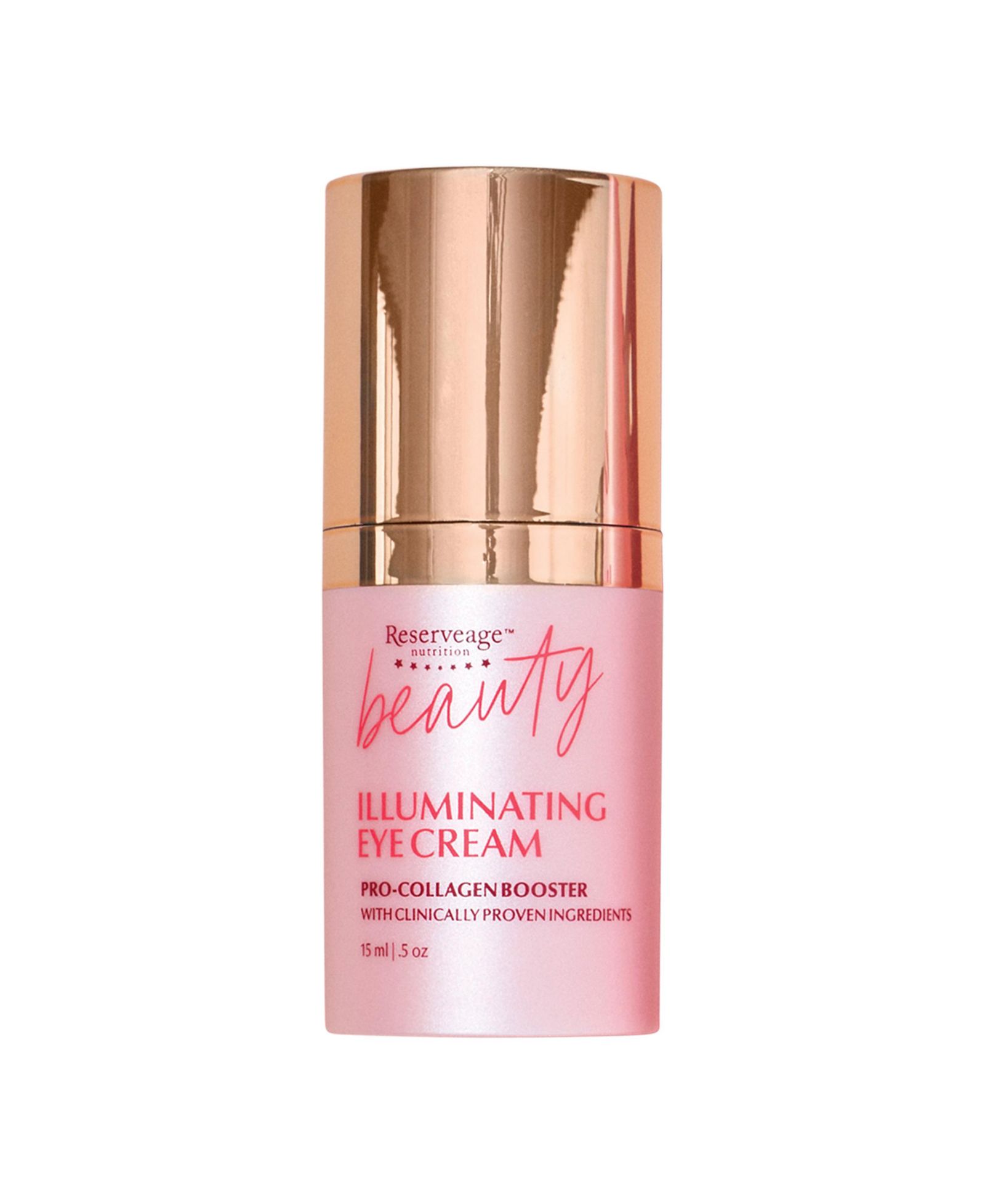 Reserveage Illuminating Eye Cream with Pro-Collagen Booster, Diminishes Dark Circle and Smooths Wrinkles and Measurable Results, 0.5 Oz