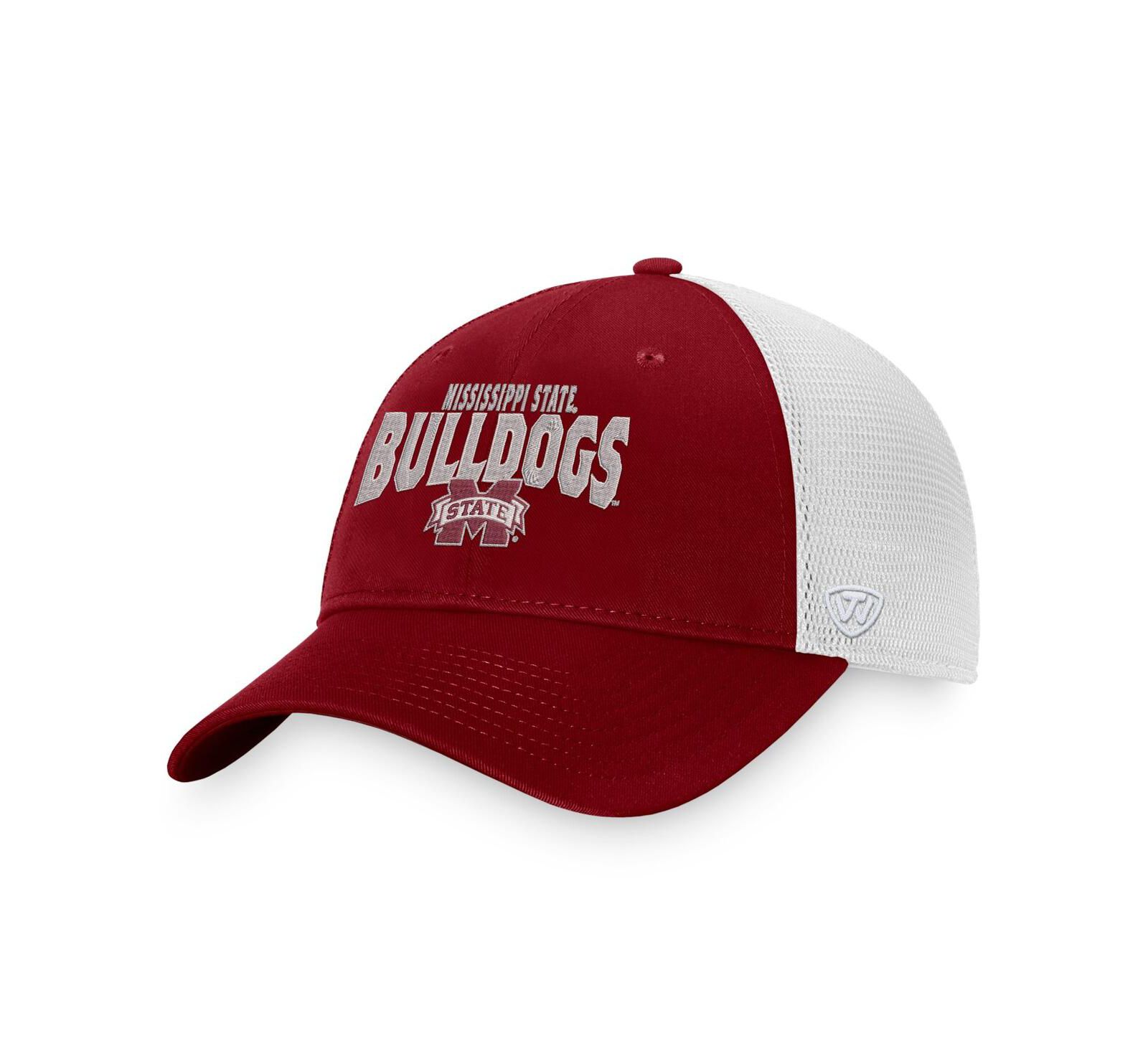 Мужская кепка Top of the World Mississippi State Bulldogs Breakout Trucker Snapback